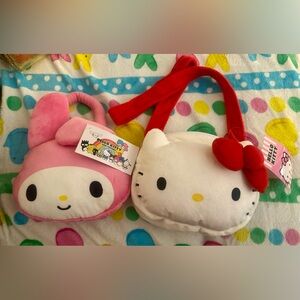 Hello kitty and my melody purse